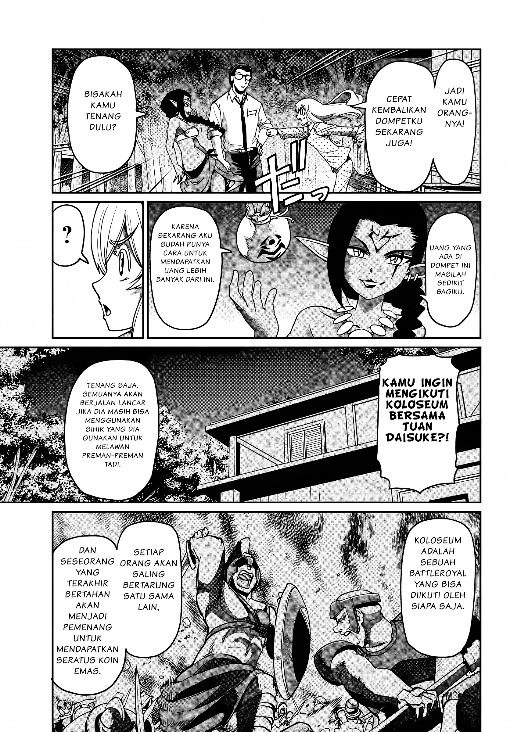 Isekai Shoukan Ojisan no Juu Musou Life: Sabagezuki Salaryman wa Kaisha Owari ni Isekai e Chokki suru Chapter 5 - halaman 4