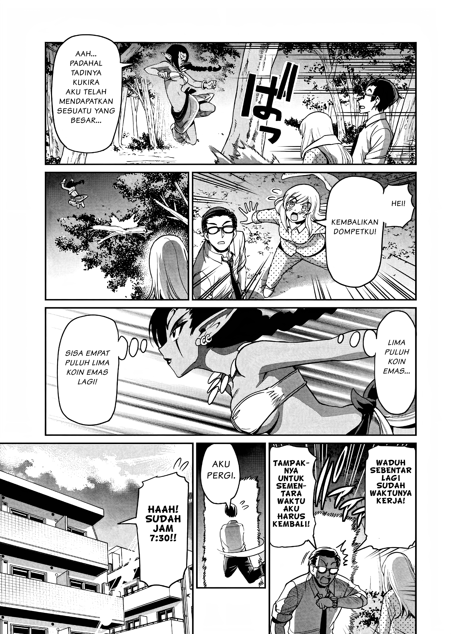 Isekai Shoukan Ojisan no Juu Musou Life: Sabagezuki Salaryman wa Kaisha Owari ni Isekai e Chokki suru Chapter 5 - halaman 8