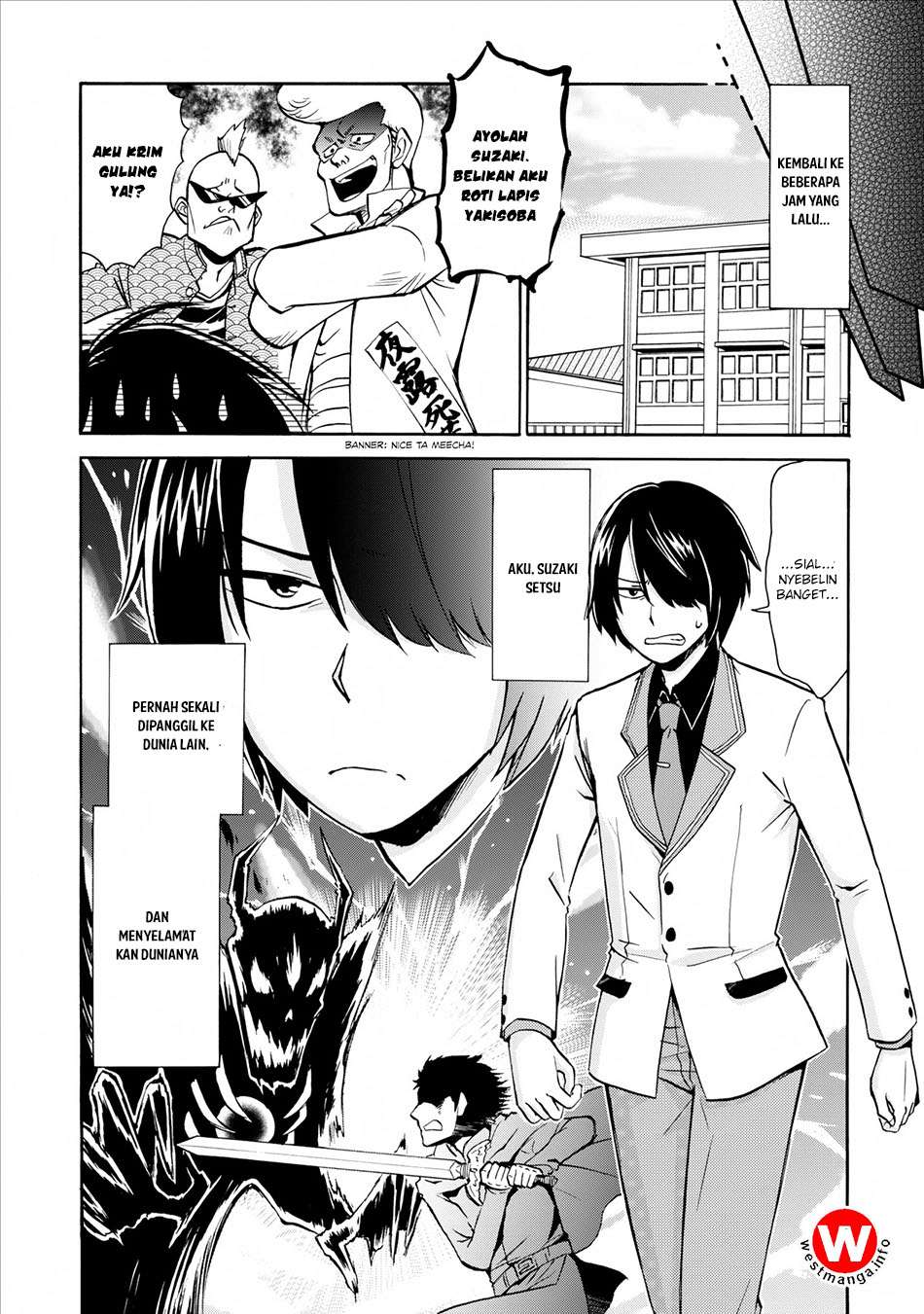 Isekai Shoukan wa Nidome desu Chapter 1 - halaman 6