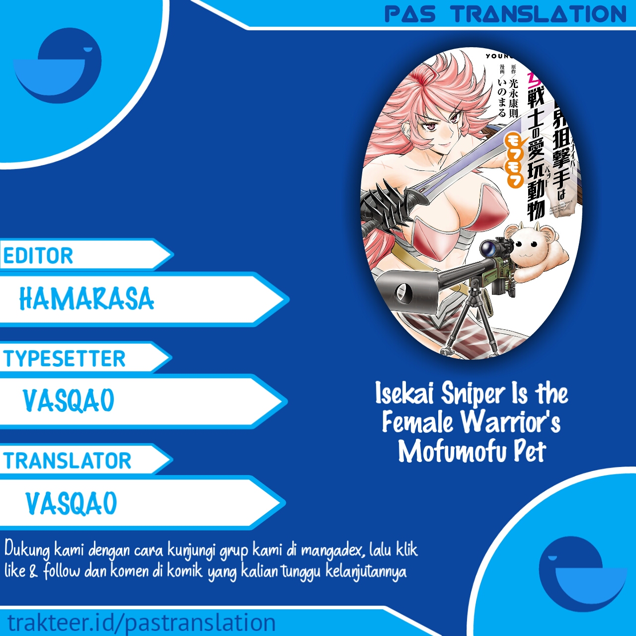 Isekai Sniper wa Onna Senshi no Mofumofu Pet Chapter 1 - halaman 1