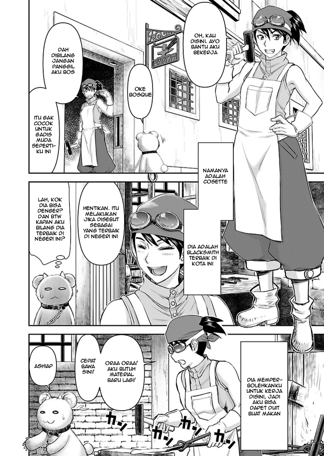 Isekai Sniper wa Onna Senshi no Mofumofu Pet Chapter 1 - halaman 21