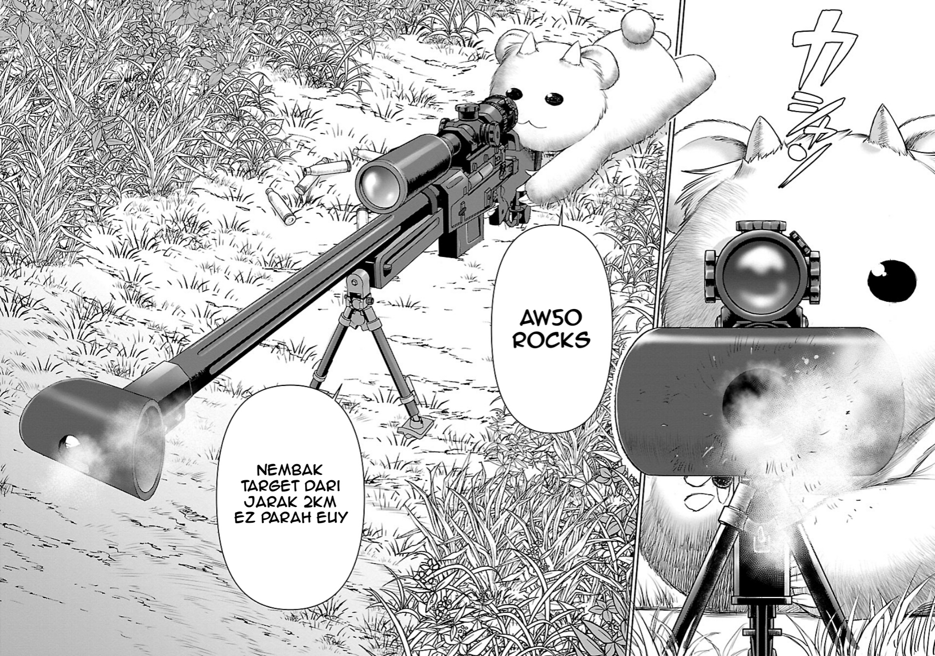 Isekai Sniper wa Onna Senshi no Mofumofu Pet Chapter 1 - halaman 38