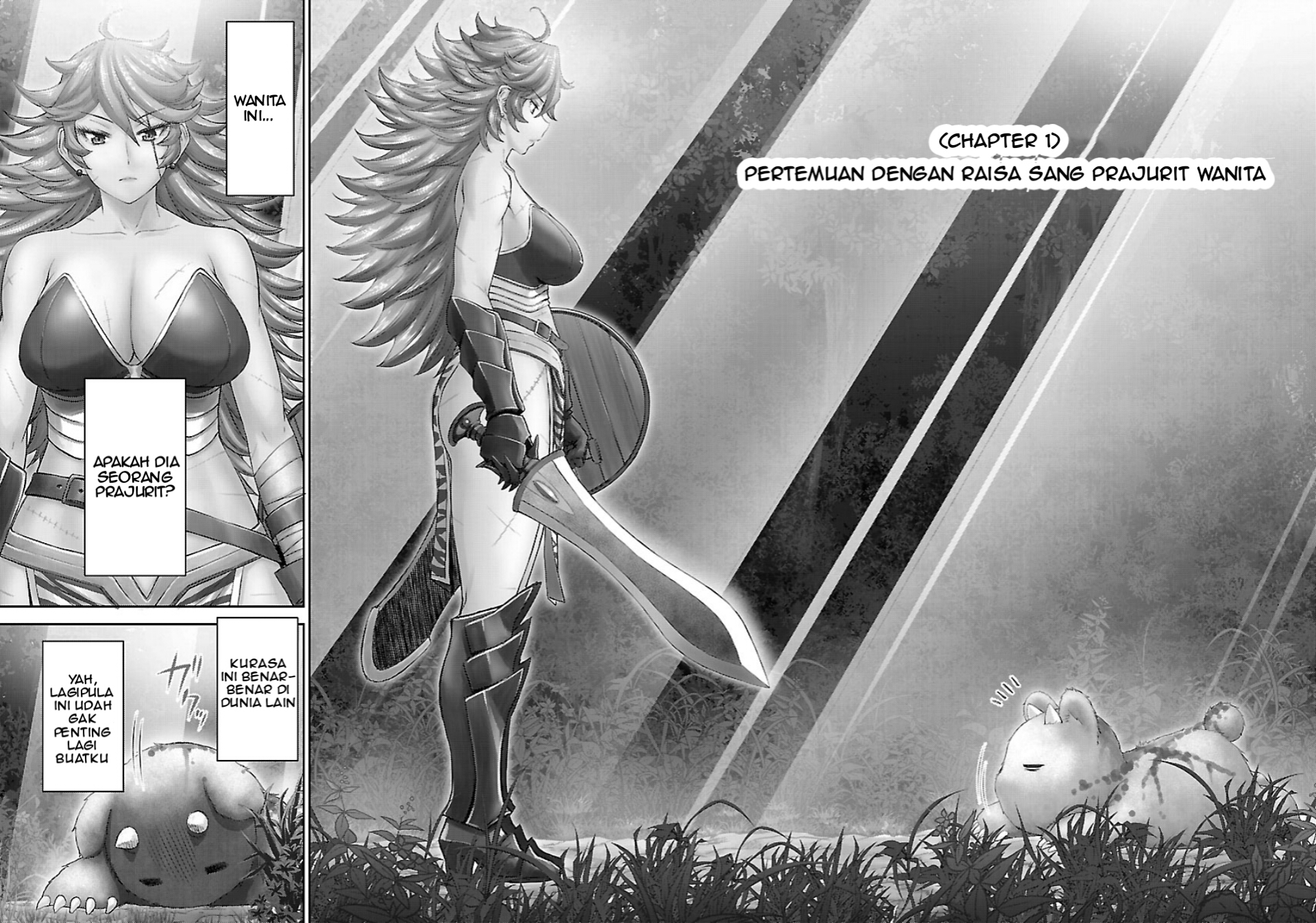 Isekai Sniper wa Onna Senshi no Mofumofu Pet Chapter 1 - halaman 4