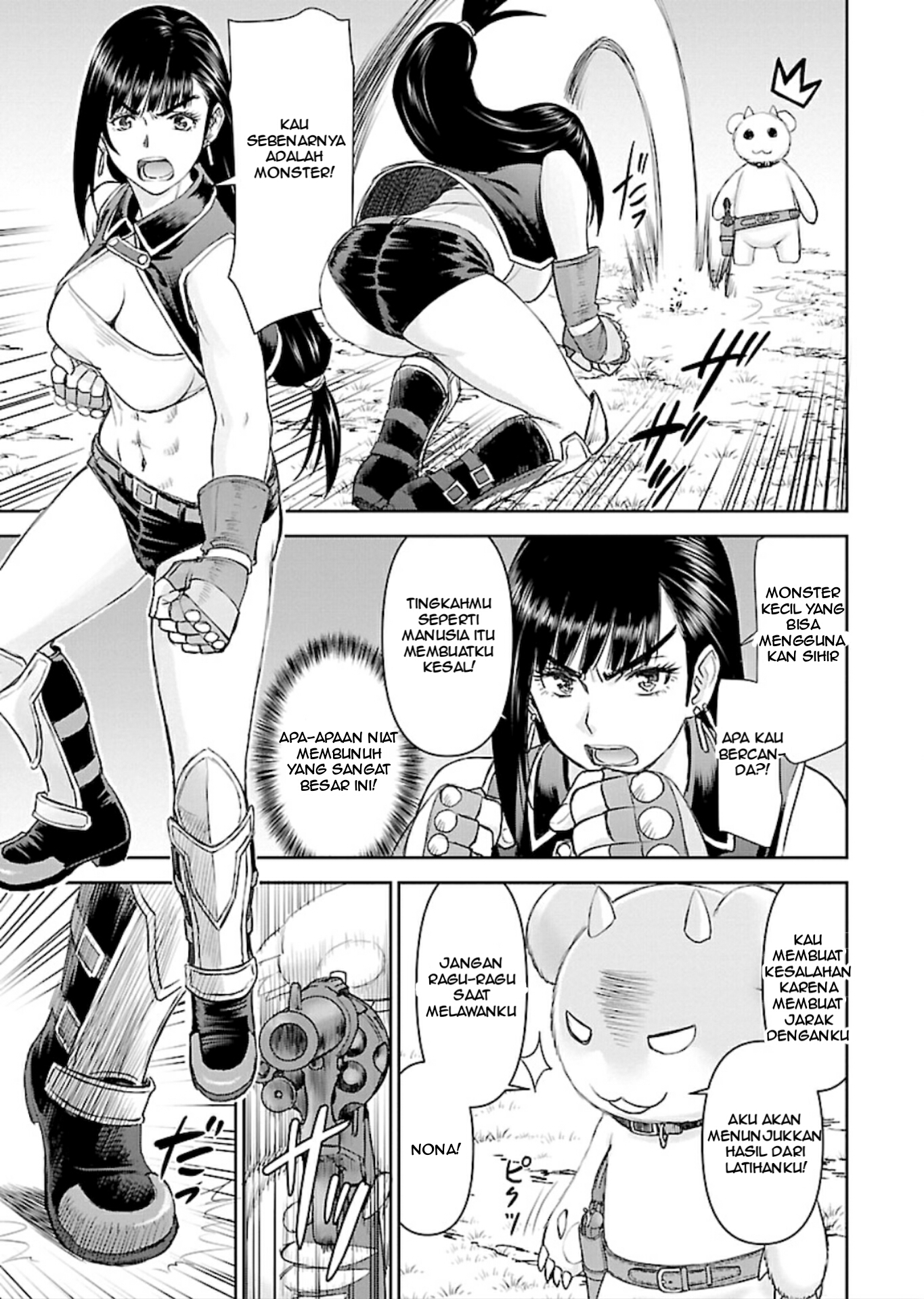 Isekai Sniper wa Onna Senshi no Mofumofu Pet Chapter 3 - halaman 9
