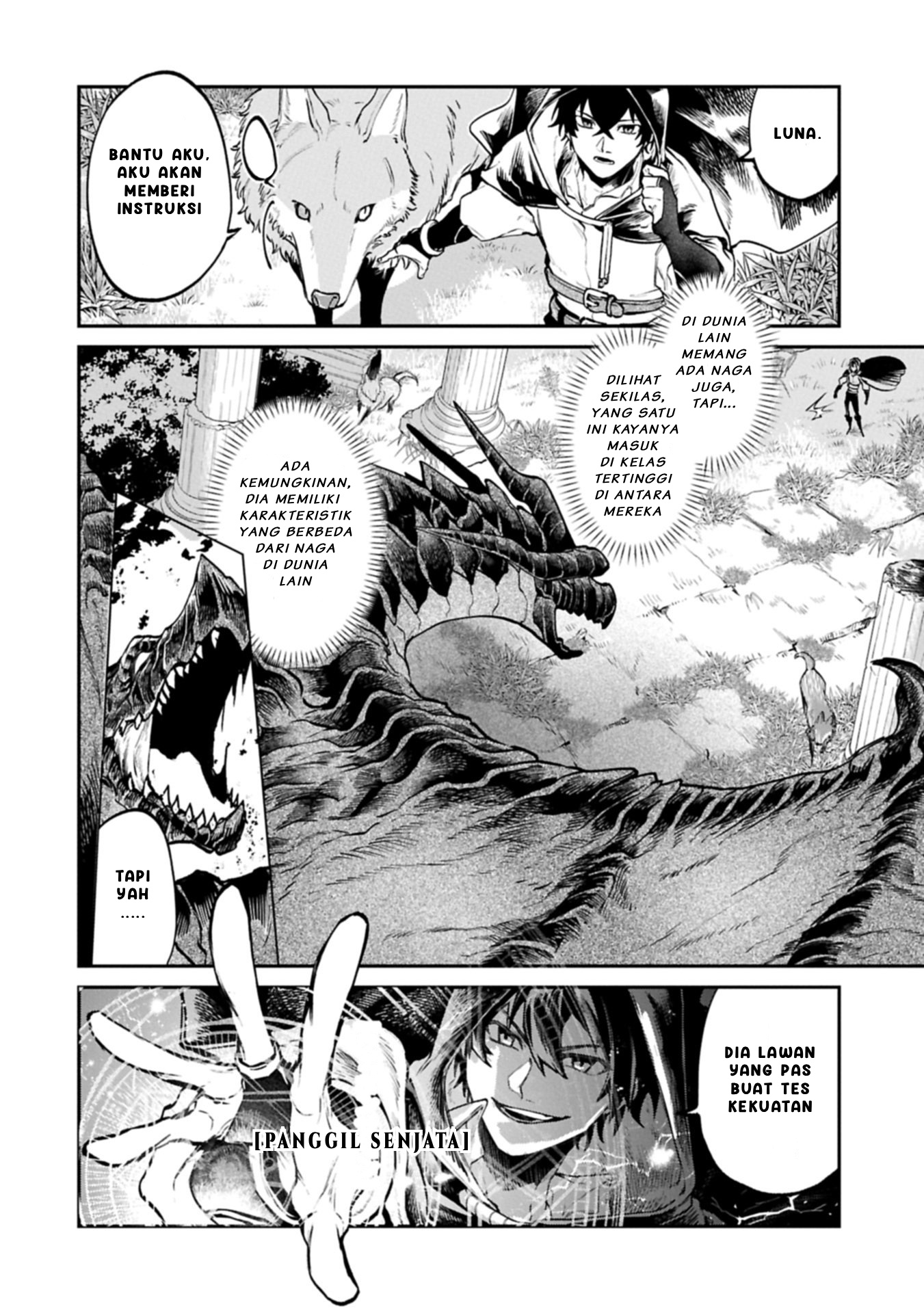 Isekai Summoner, Shinwa no Kaibutsu-tachi to Gendai de Musou suru: Uragirareta Moto Eiyuu wa, Ai Omome na Nakama to Heiwa ni Kurashitai Chapter 2.2 - halaman 12