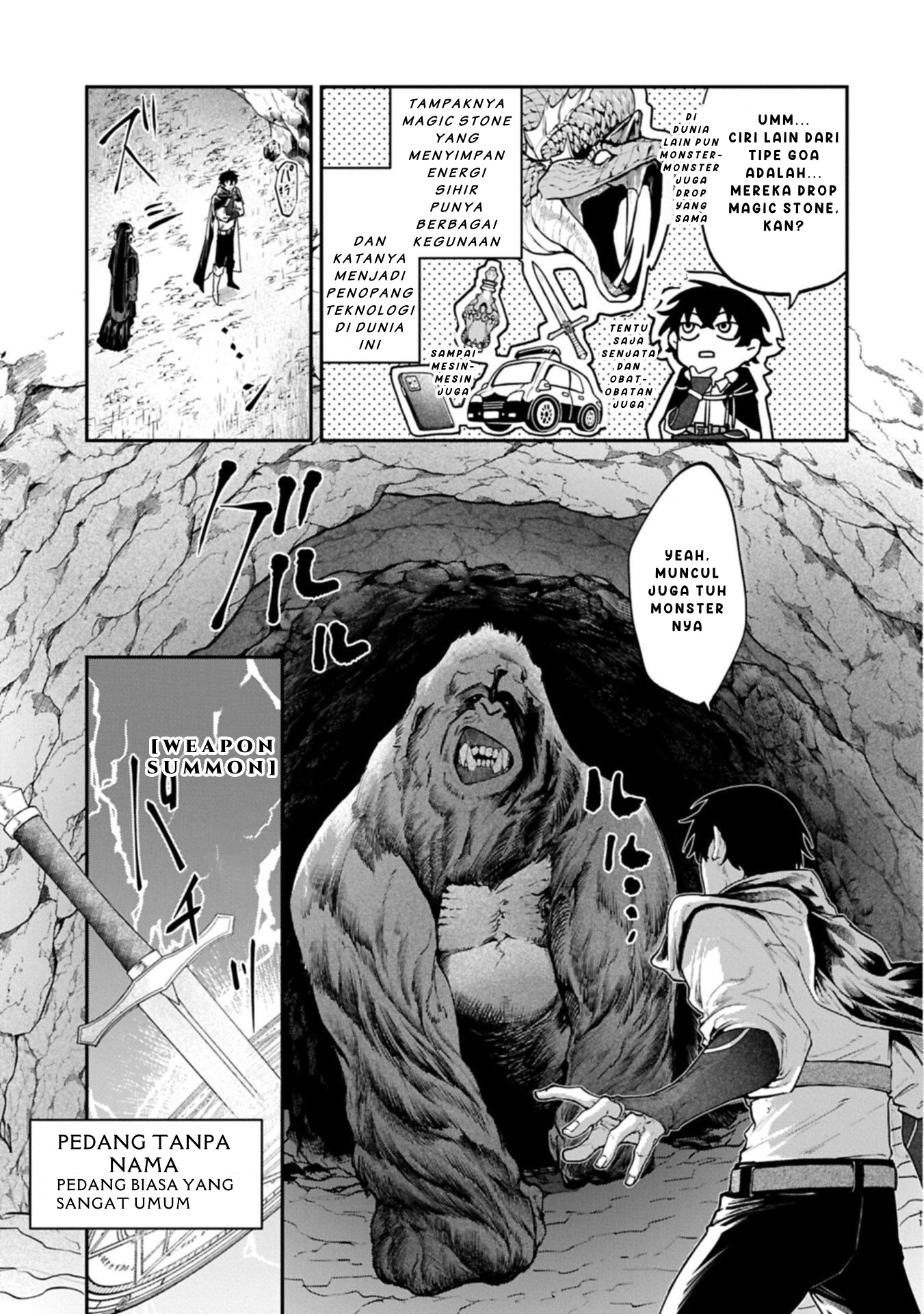 Isekai Summoner, Shinwa no Kaibutsu-tachi to Gendai de Musou suru: Uragirareta Moto Eiyuu wa, Ai Omome na Nakama to Heiwa ni Kurashitai Chapter 4 - halaman 11