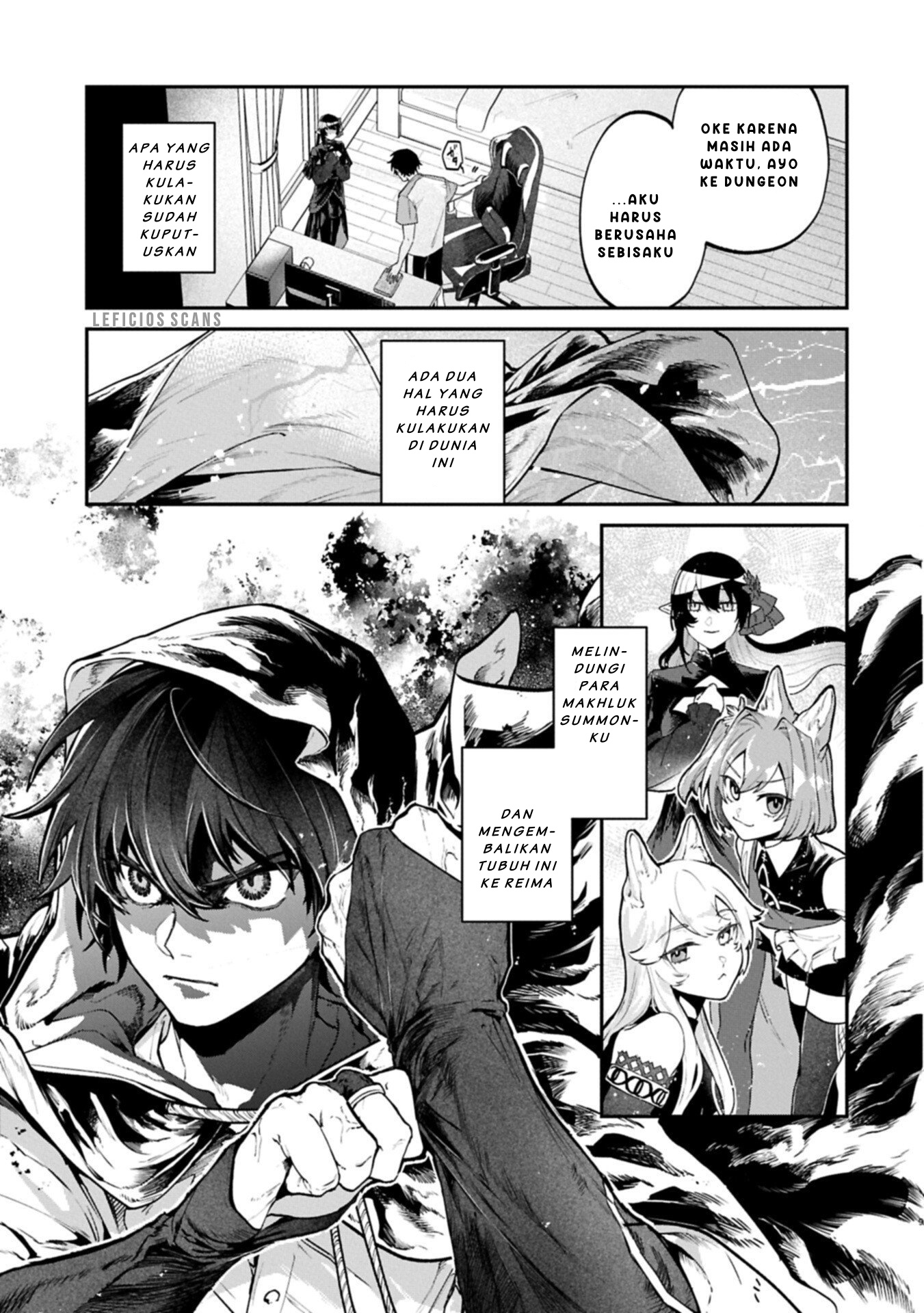 Isekai Summoner, Shinwa no Kaibutsu-tachi to Gendai de Musou suru: Uragirareta Moto Eiyuu wa, Ai Omome na Nakama to Heiwa ni Kurashitai Chapter 4 - halaman 9