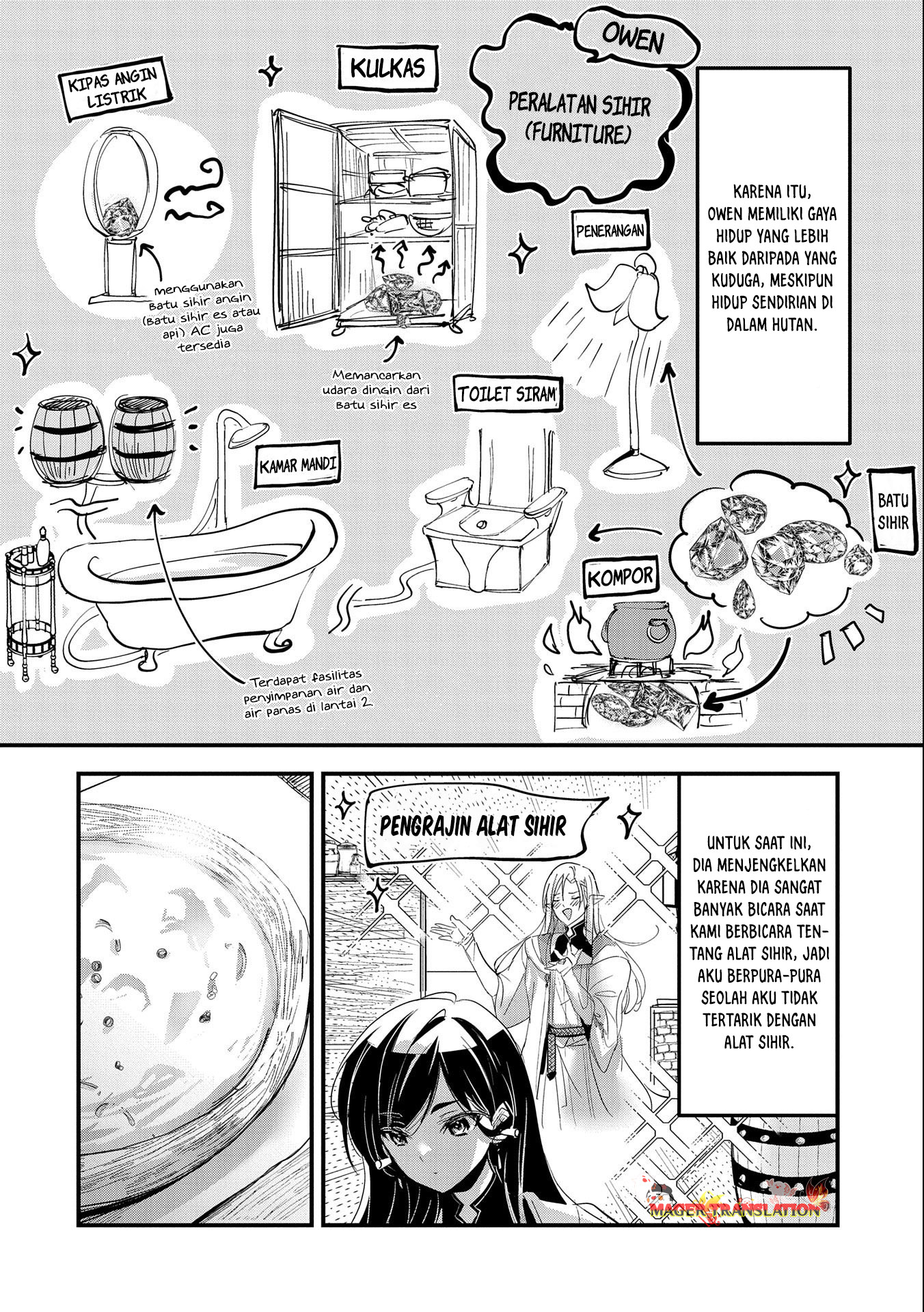 Isekai Teni shite Kyoushi ni Natta ga, Majo to Osorerareteiru Ken: Aoi-sensei no Gakuen Funtou Nisshi Chapter 1 - halaman 12