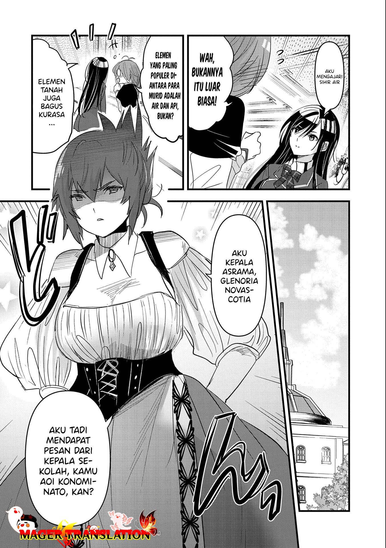 Isekai Teni shite Kyoushi ni Natta ga, Majo to Osorerareteiru Ken: Aoi-sensei no Gakuen Funtou Nisshi Chapter 2 - halaman 29