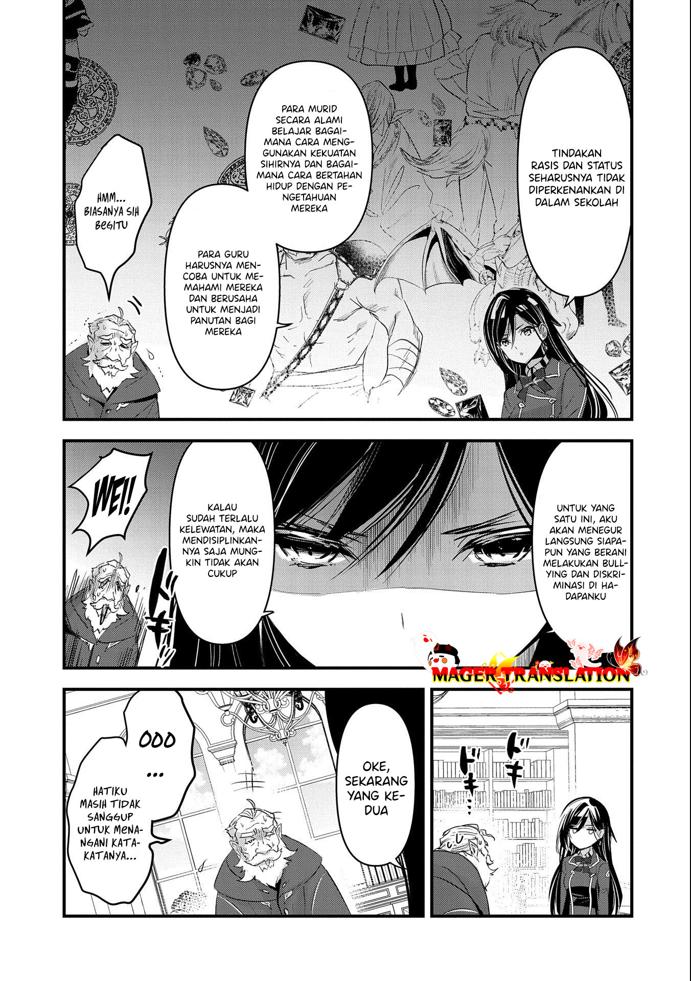 Isekai Teni shite Kyoushi ni Natta ga, Majo to Osorerareteiru Ken: Aoi-sensei no Gakuen Funtou Nisshi Chapter 3 - halaman 16