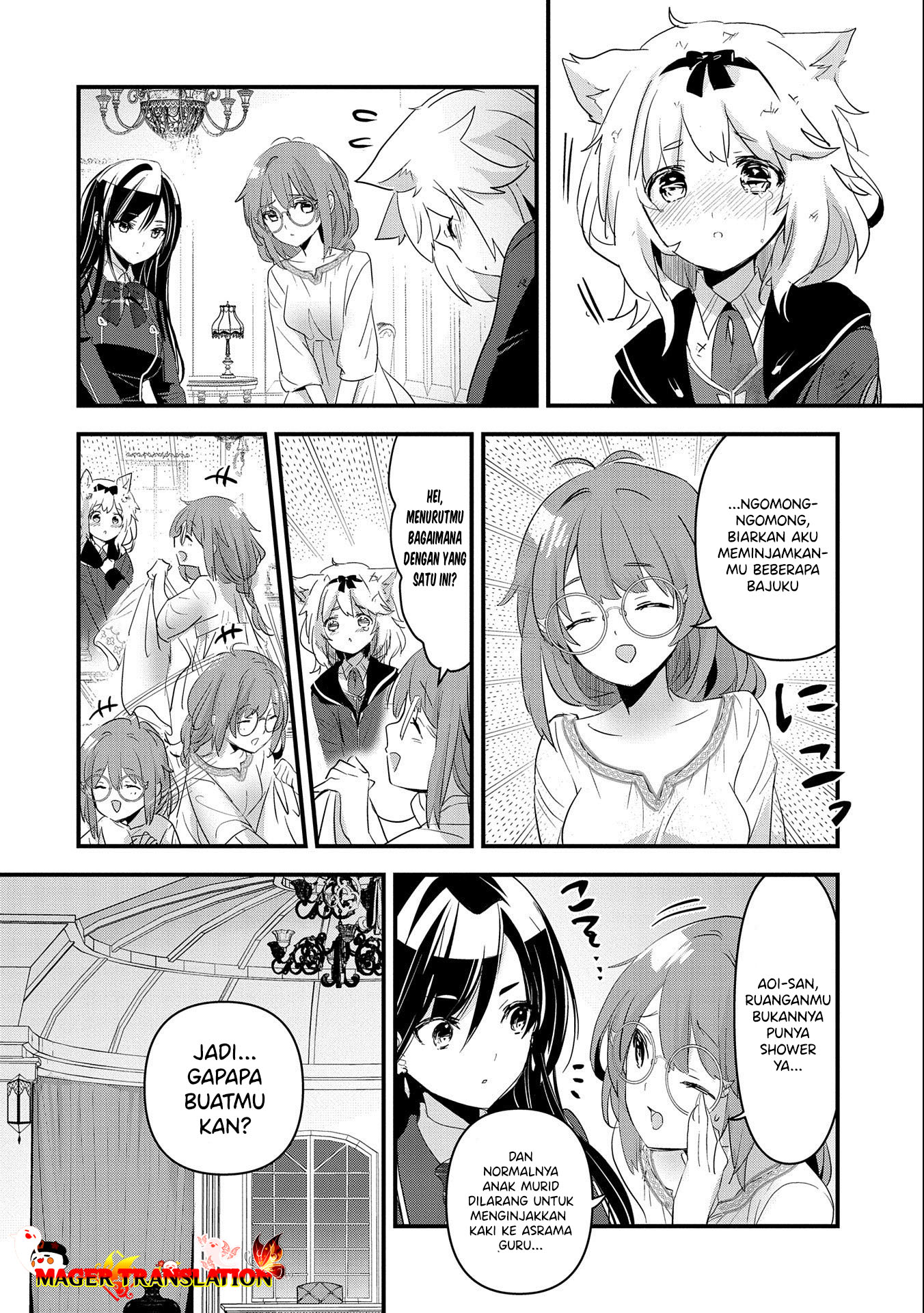 Isekai Teni shite Kyoushi ni Natta ga, Majo to Osorerareteiru Ken: Aoi-sensei no Gakuen Funtou Nisshi Chapter 3 - halaman 7