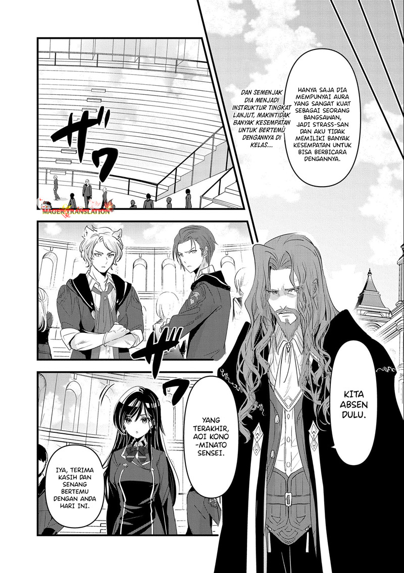 Isekai Teni shite Kyoushi ni Natta ga, Majo to Osorerareteiru Ken: Aoi-sensei no Gakuen Funtou Nisshi Chapter 5 - halaman 10