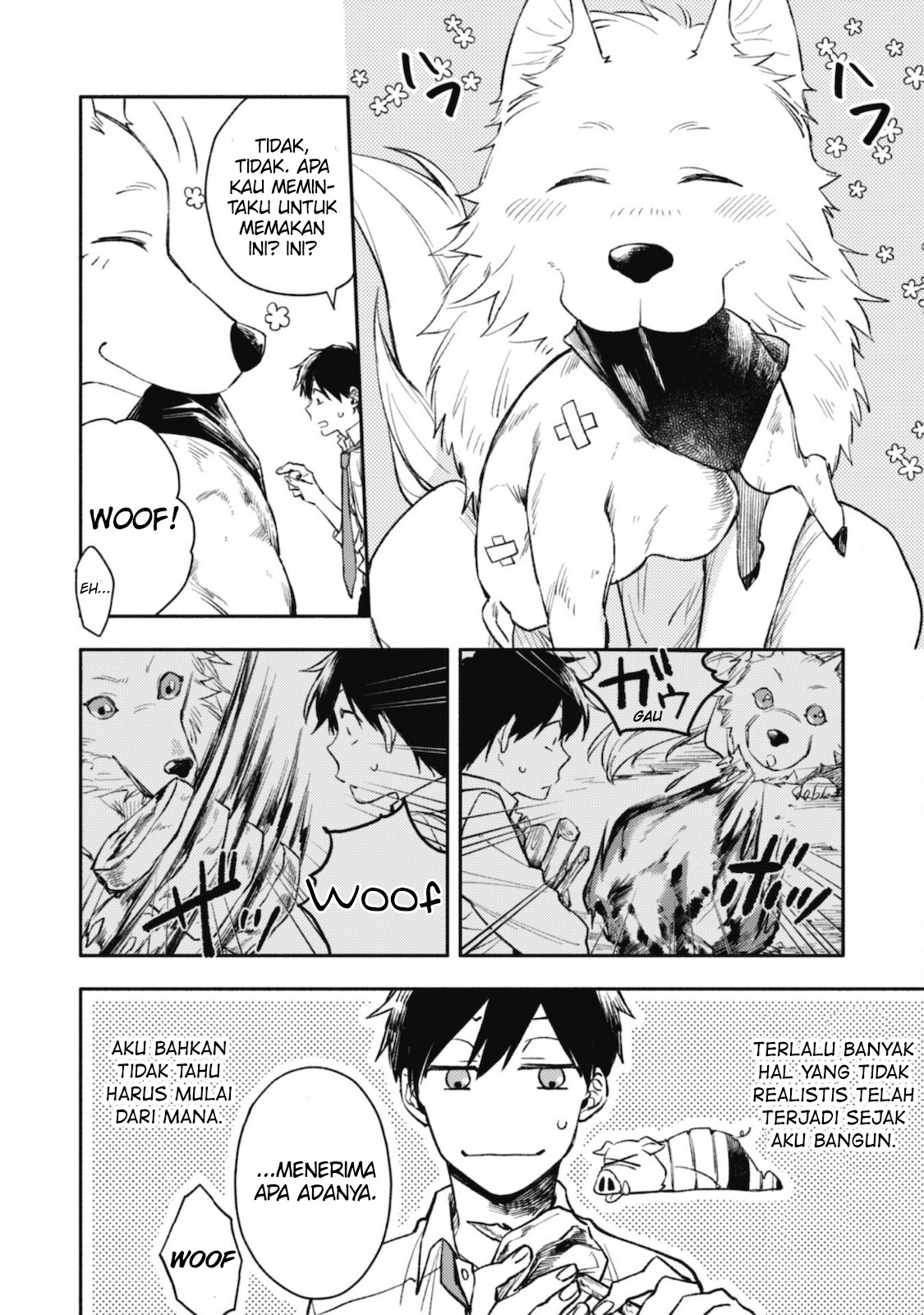 Isekai Tensei shitara Aiken ga Saikyou ni Narimashita: Silver Fenrir to Ore ga Isekai Kurashi wo Hajimetara the Comic Chapter 1 - halaman 21