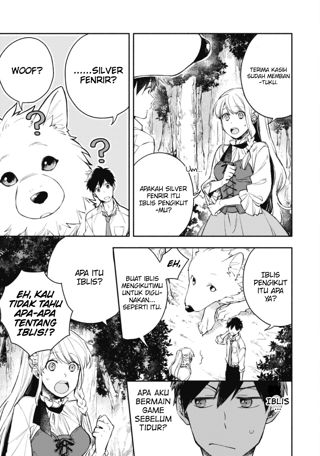 Isekai Tensei shitara Aiken ga Saikyou ni Narimashita: Silver Fenrir to Ore ga Isekai Kurashi wo Hajimetara the Comic Chapter 1 - halaman 28