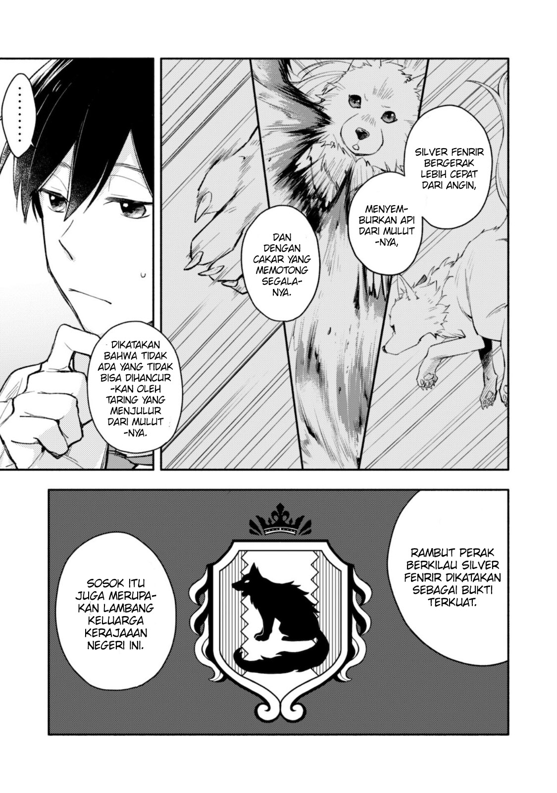 Isekai Tensei shitara Aiken ga Saikyou ni Narimashita: Silver Fenrir to Ore ga Isekai Kurashi wo Hajimetara the Comic Chapter 1 - halaman 30