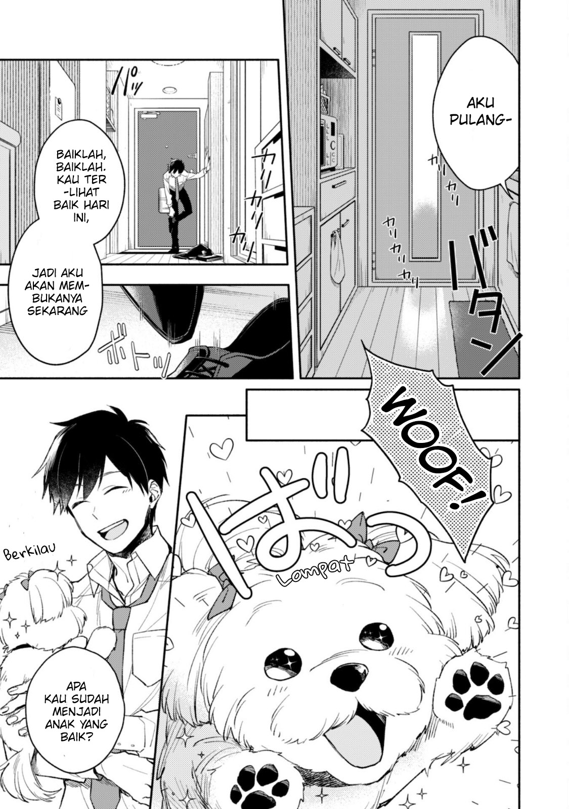 Isekai Tensei shitara Aiken ga Saikyou ni Narimashita: Silver Fenrir to Ore ga Isekai Kurashi wo Hajimetara the Comic Chapter 1 - halaman 4