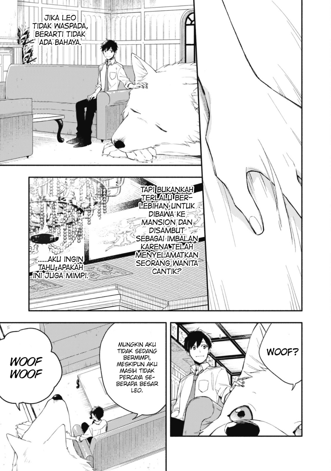 Isekai Tensei shitara Aiken ga Saikyou ni Narimashita: Silver Fenrir to Ore ga Isekai Kurashi wo Hajimetara the Comic Chapter 3 - halaman 14