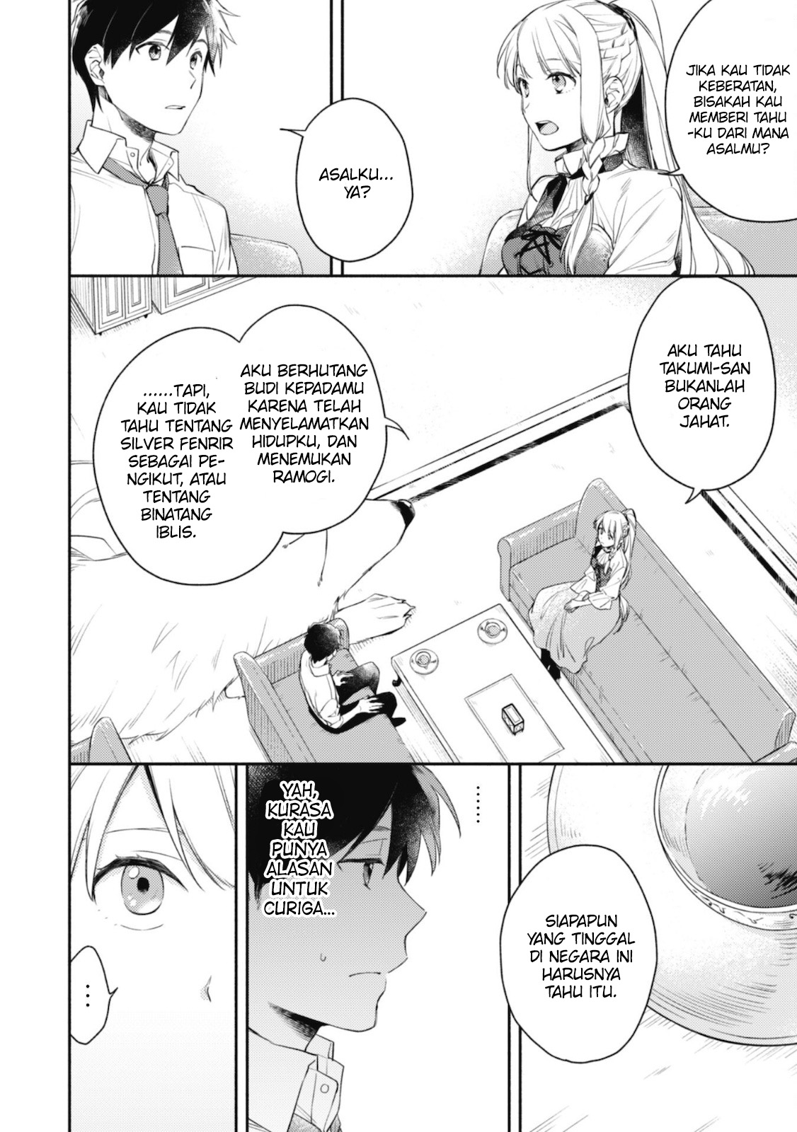 Isekai Tensei shitara Aiken ga Saikyou ni Narimashita: Silver Fenrir to Ore ga Isekai Kurashi wo Hajimetara the Comic Chapter 3 - halaman 19