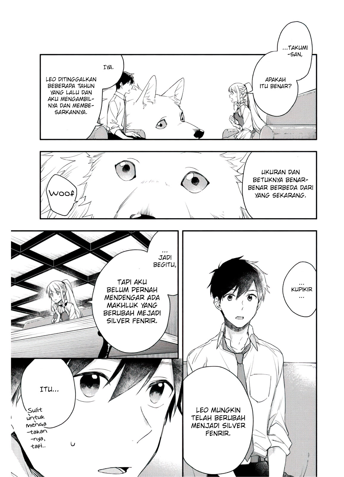 Isekai Tensei shitara Aiken ga Saikyou ni Narimashita: Silver Fenrir to Ore ga Isekai Kurashi wo Hajimetara the Comic Chapter 4 - halaman 4