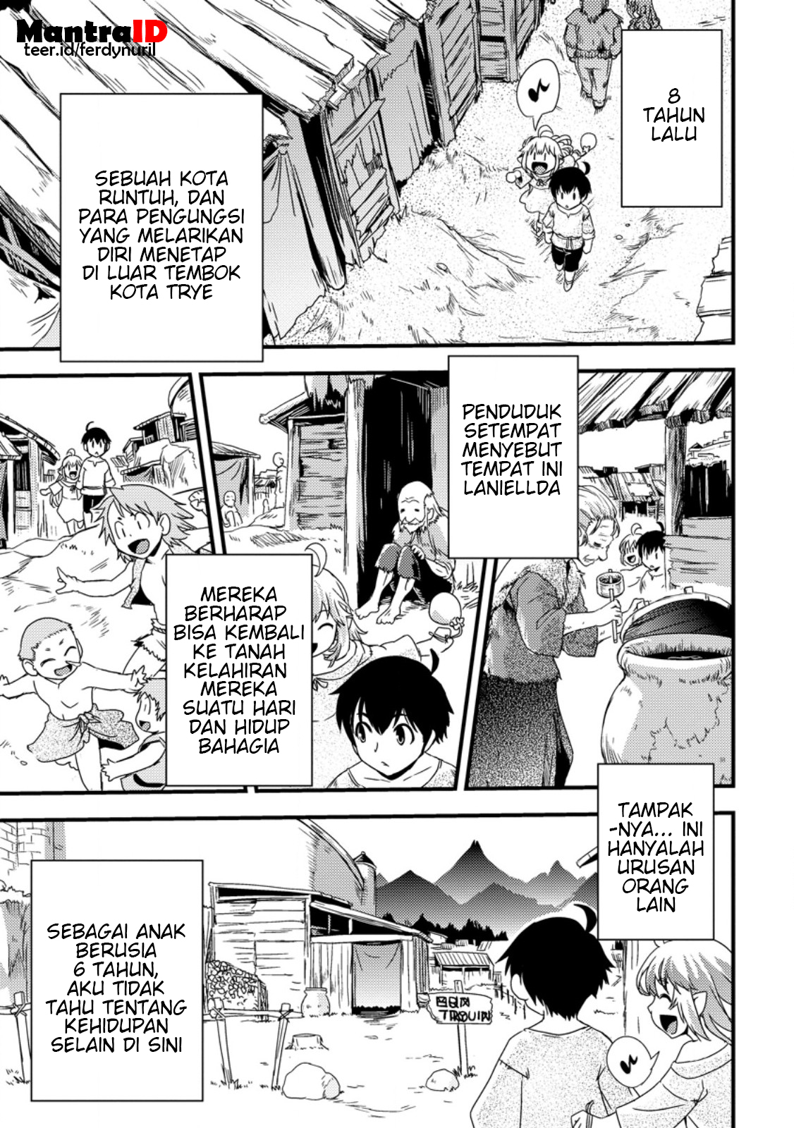 Isekai Tensei Slum-gai kara no Nariagari: Saishu ya Ryou wo Shite Gohan Tabete Slow Life surun da Chapter 1.1 - halaman 10