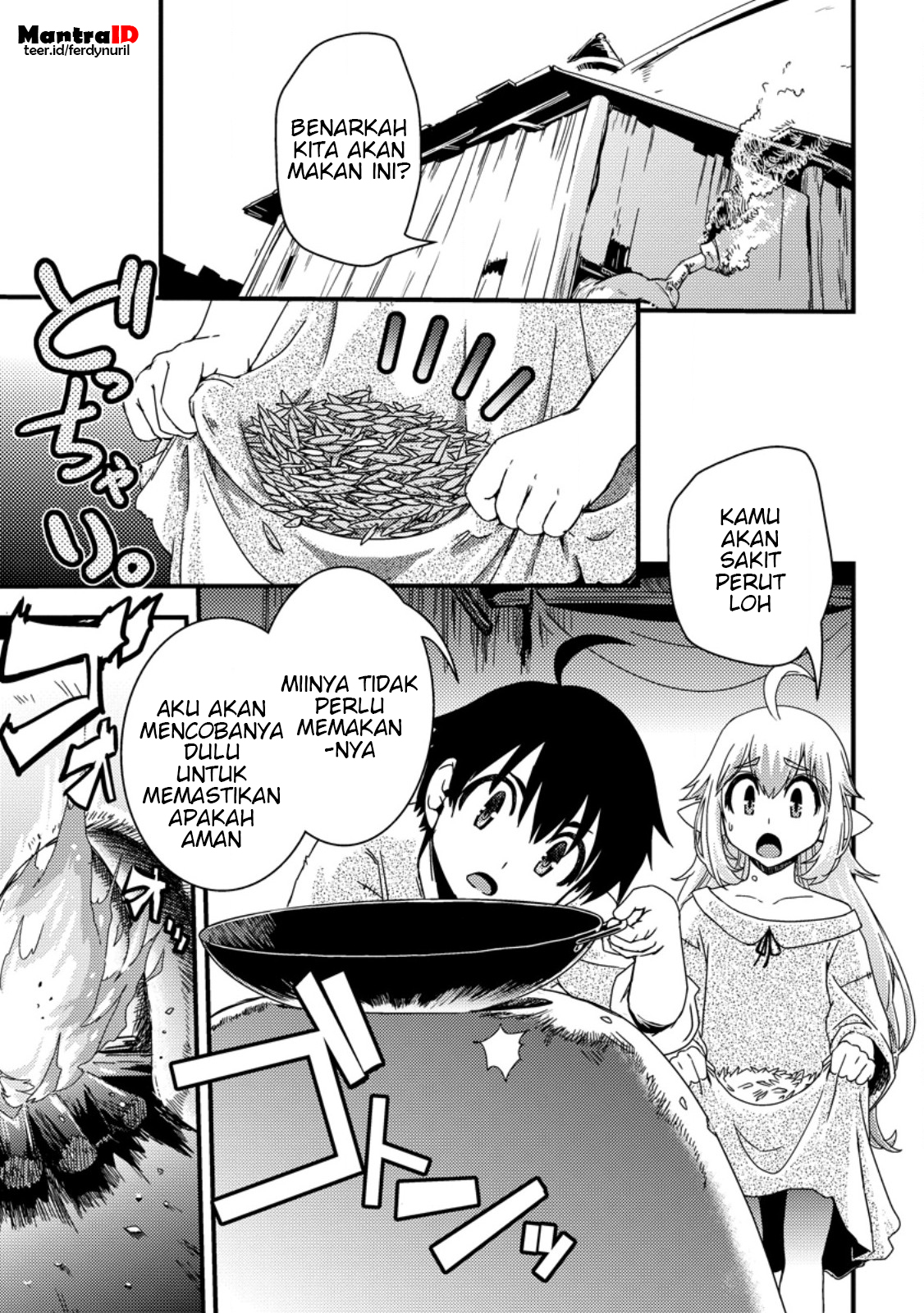 Isekai Tensei Slum-gai kara no Nariagari: Saishu ya Ryou wo Shite Gohan Tabete Slow Life surun da Chapter 1.3 - halaman 4