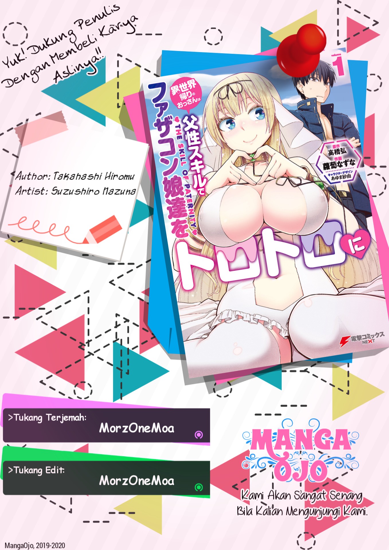 Isekaigaeri no Ossan wa Fusei Skill de Fathercon Musume-tachi wo Torotoro ni Chapter 2.2 - halaman 1