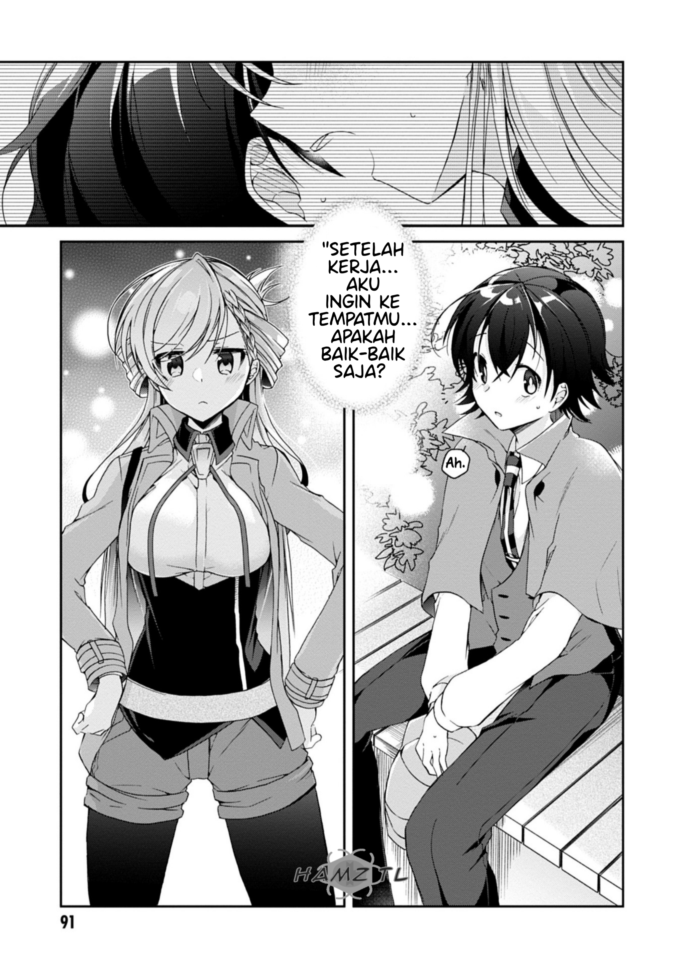 Isshiki-san wa Koi wo Shiritai. Chapter 2 - halaman 34