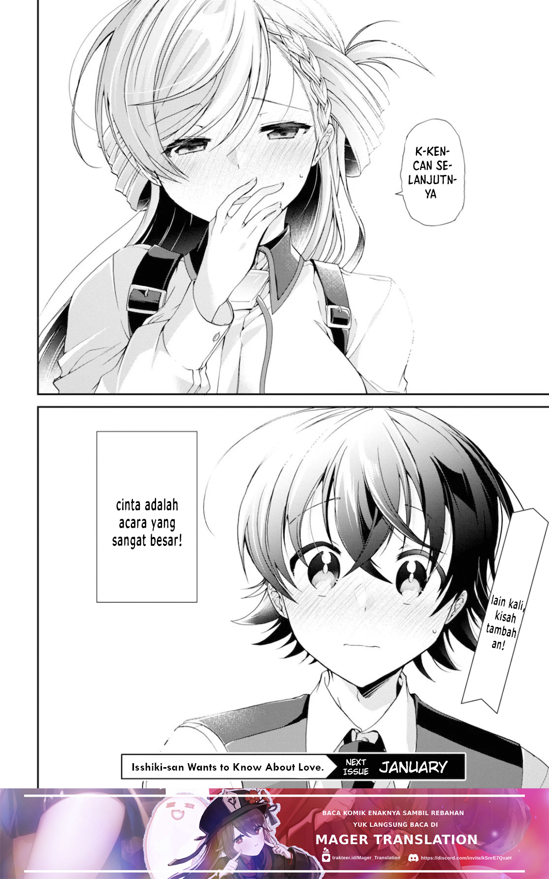 Isshiki-san wa Koi wo Shiritai. Chapter 5 - halaman 35