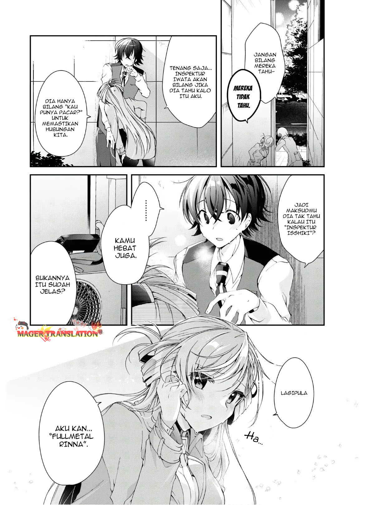 Isshiki-san wa Koi wo Shiritai. Chapter 7 - halaman 11