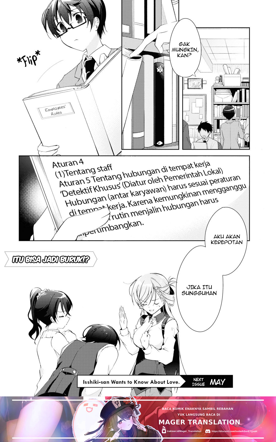 Isshiki-san wa Koi wo Shiritai. Chapter 8 - halaman 37