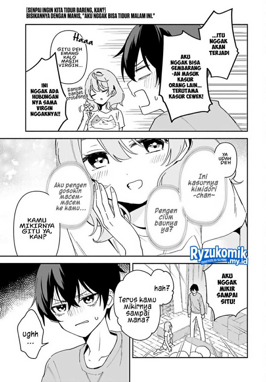 "Issho ni Netain desu yo ne, Senpai?" to Amaku Sasayakarete Konya mo Nemurenai Chapter 1 - halaman 20