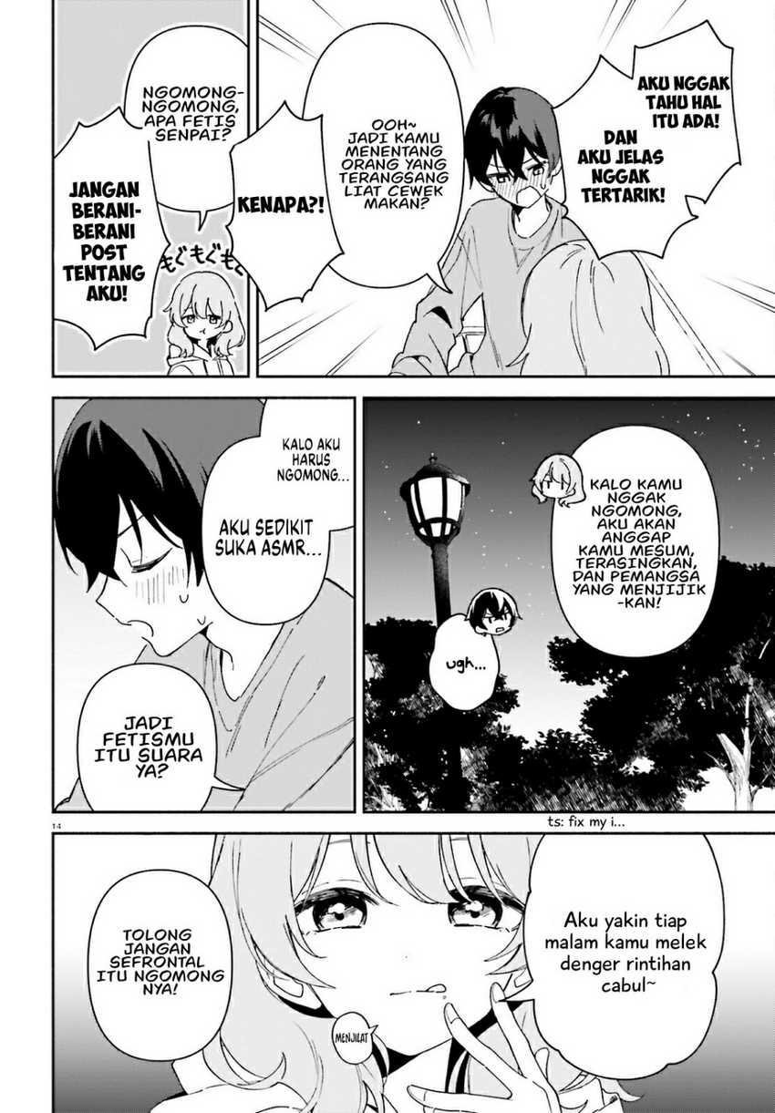 "Issho ni Netain desu yo ne, Senpai?" to Amaku Sasayakarete Konya mo Nemurenai Chapter 1 - halaman 9