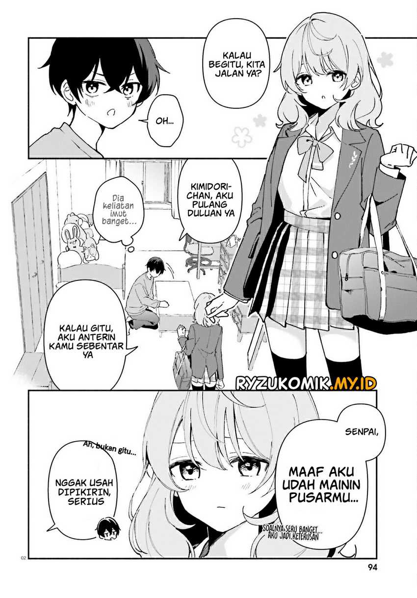 "Issho ni Netain desu yo ne, Senpai?" to Amaku Sasayakarete Konya mo Nemurenai Chapter 2 - halaman 2