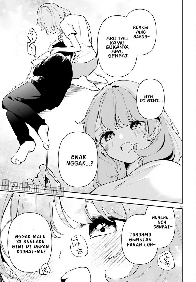 "Issho ni Netain desu yo ne, Senpai?" to Amaku Sasayakarete Konya mo Nemurenai Chapter 3 - halaman 13