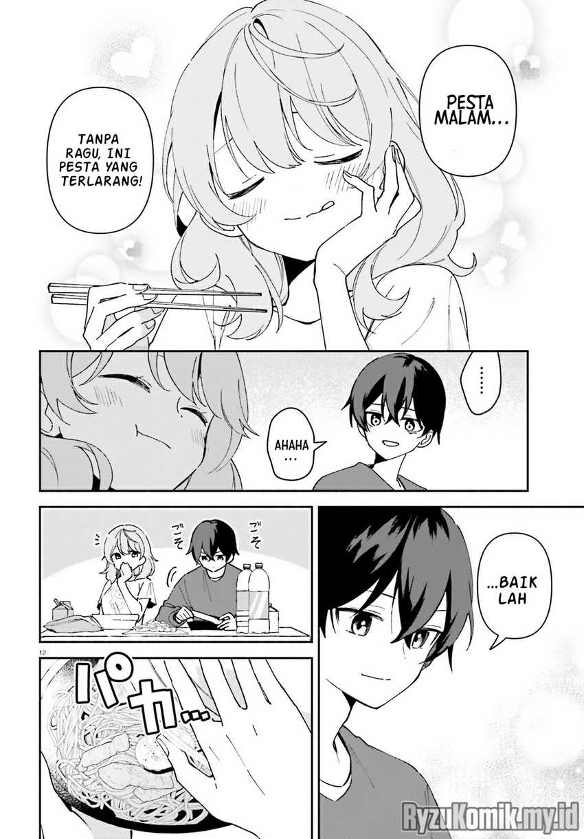 "Issho ni Netain desu yo ne, Senpai?" to Amaku Sasayakarete Konya mo Nemurenai Chapter 4 - halaman 13