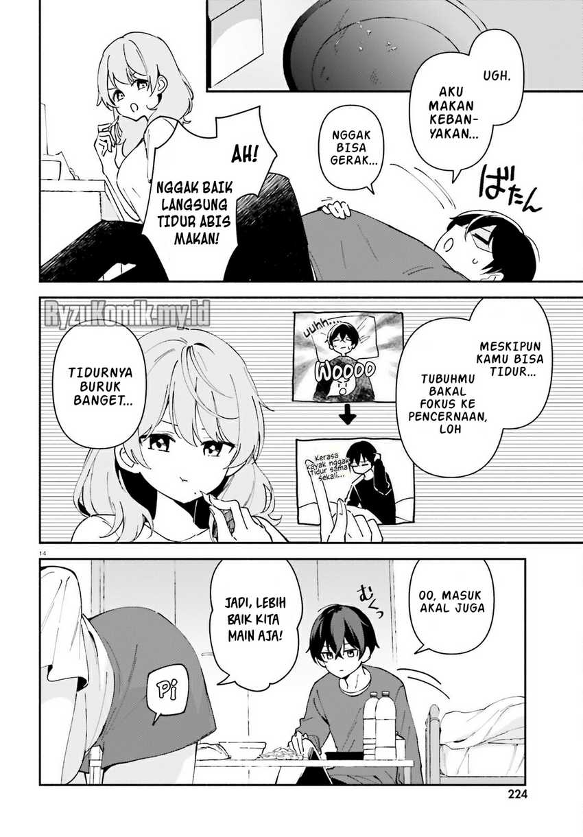 "Issho ni Netain desu yo ne, Senpai?" to Amaku Sasayakarete Konya mo Nemurenai Chapter 4 - halaman 15