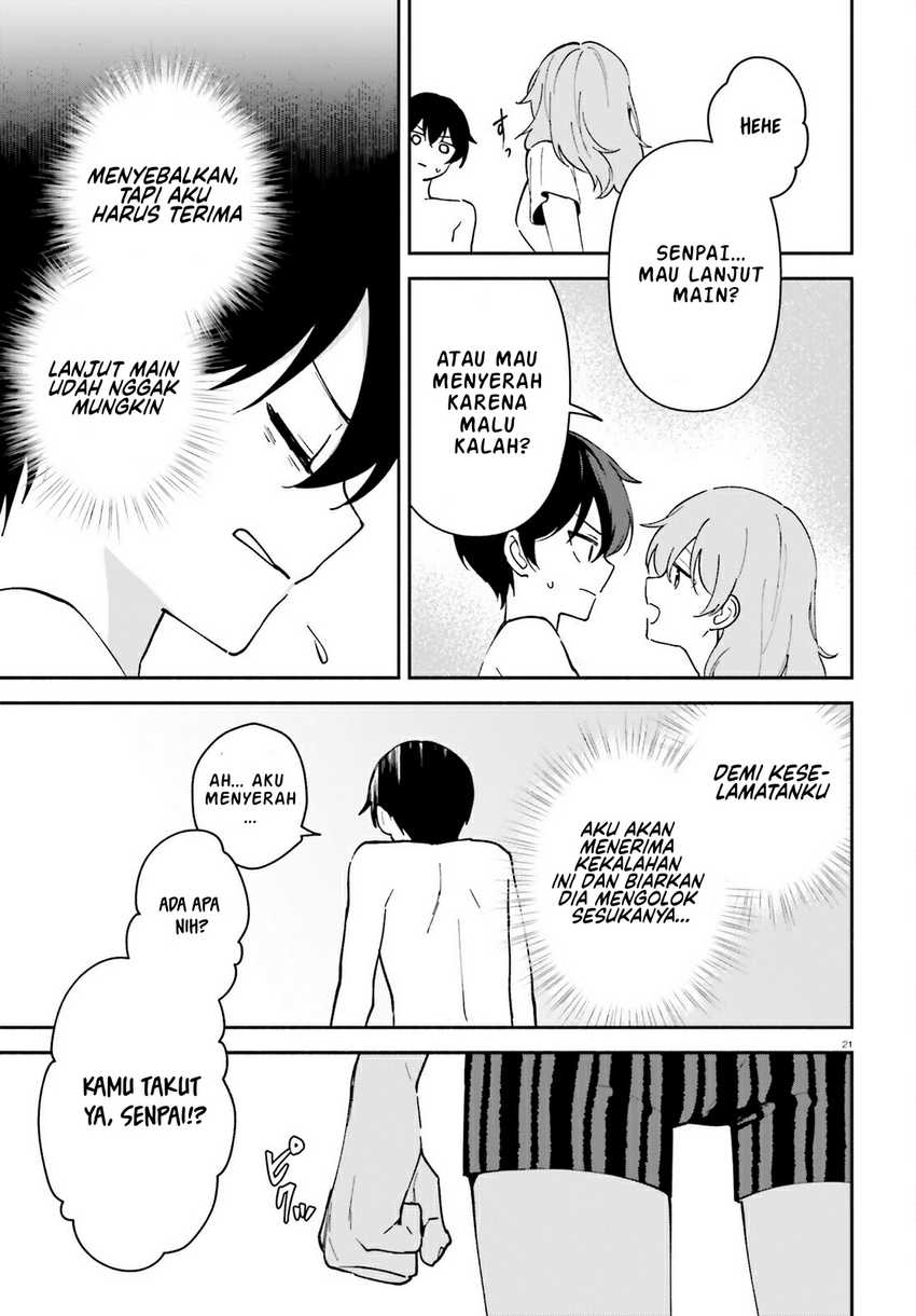 "Issho ni Netain desu yo ne, Senpai?" to Amaku Sasayakarete Konya mo Nemurenai Chapter 4 - halaman 22