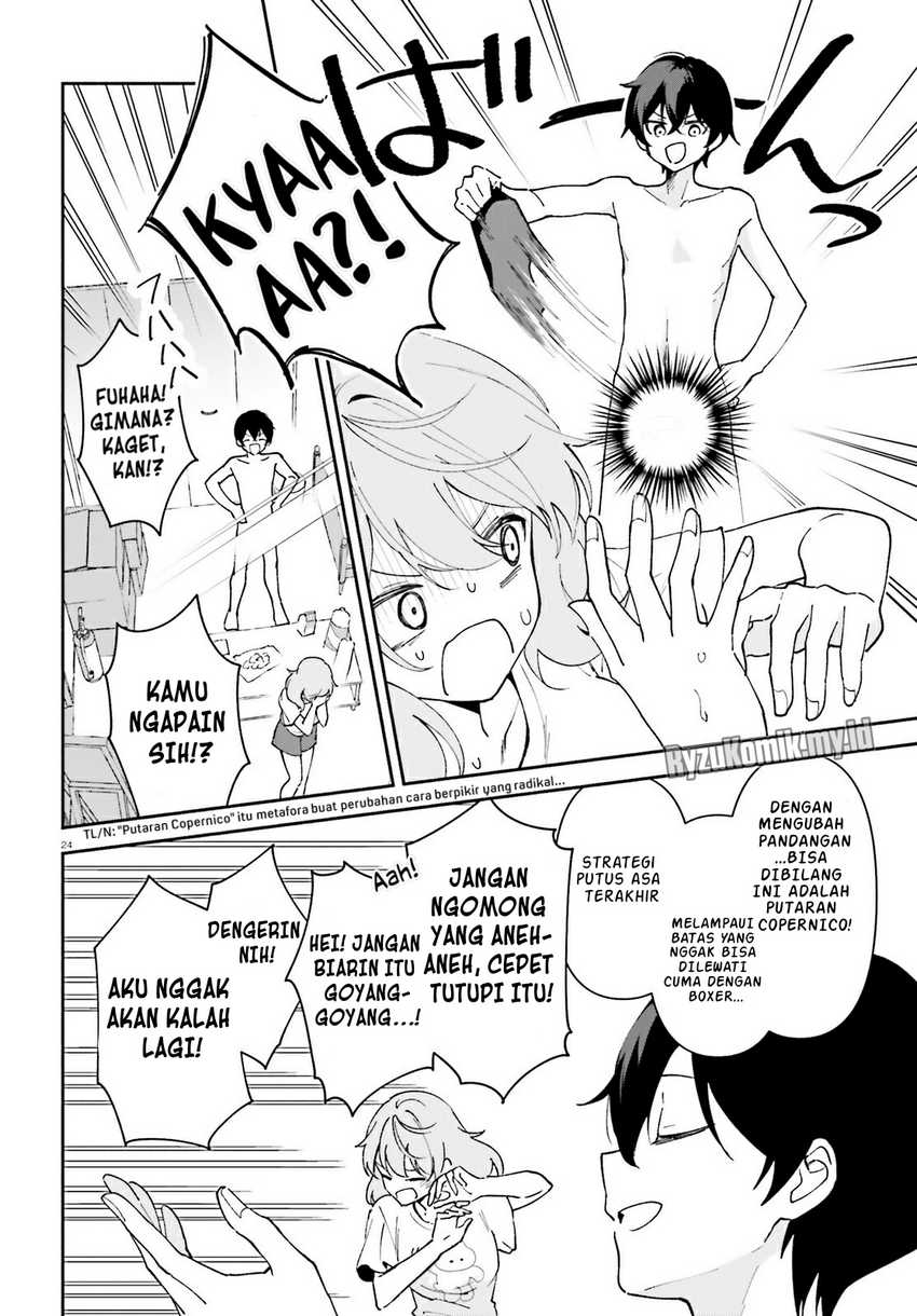 "Issho ni Netain desu yo ne, Senpai?" to Amaku Sasayakarete Konya mo Nemurenai Chapter 4 - halaman 25