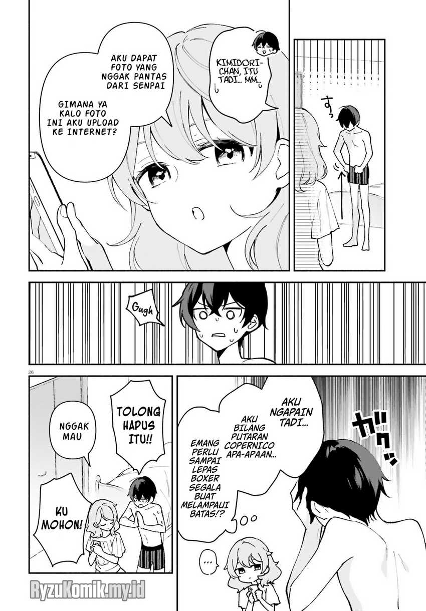 "Issho ni Netain desu yo ne, Senpai?" to Amaku Sasayakarete Konya mo Nemurenai Chapter 4 - halaman 27