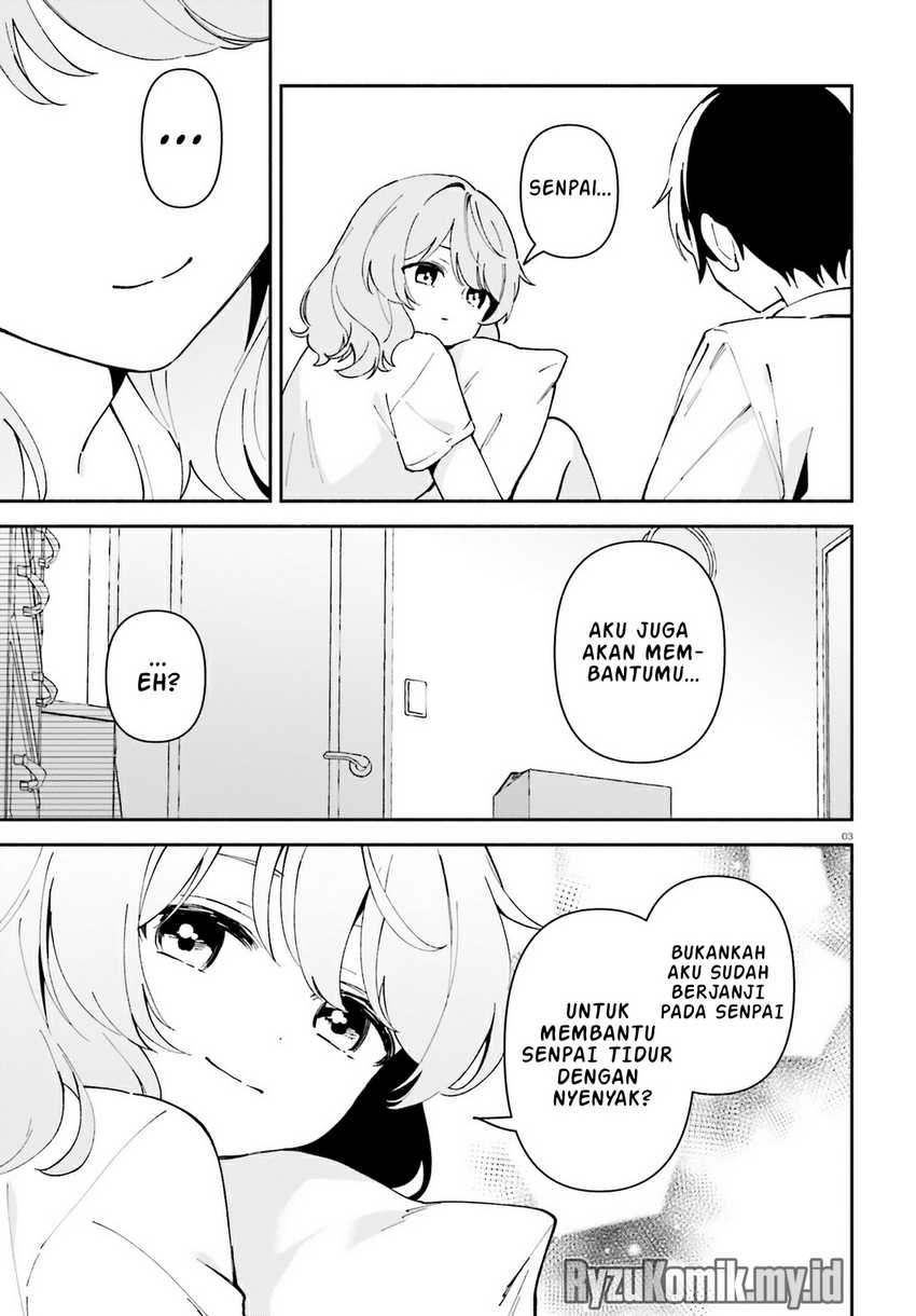 "Issho ni Netain desu yo ne, Senpai?" to Amaku Sasayakarete Konya mo Nemurenai Chapter 4 - halaman 4