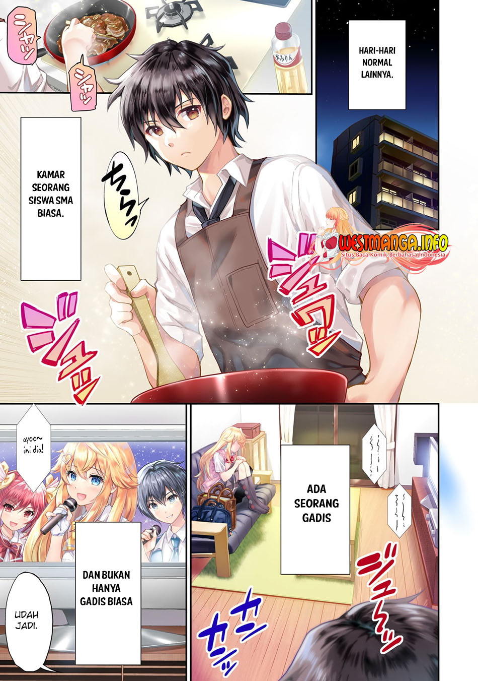 Isshou Hatarakitakunai Ore ga Classmate no Daininki Idol ni Natsukaretara Chapter 1 - halaman 2