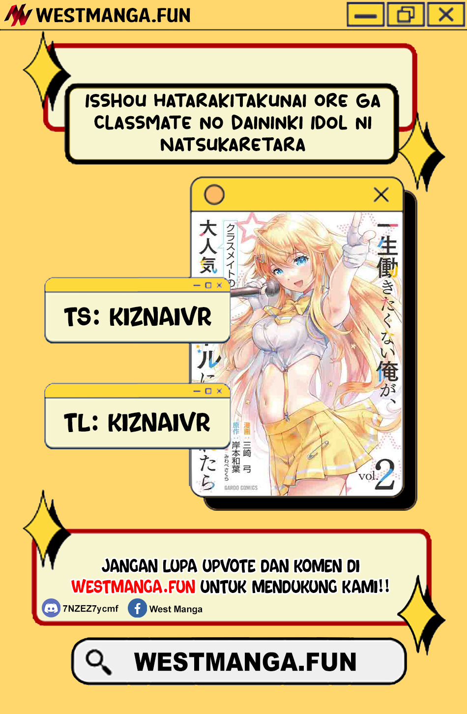 Isshou Hatarakitakunai Ore ga Classmate no Daininki Idol ni Natsukaretara Chapter 15 - halaman 3