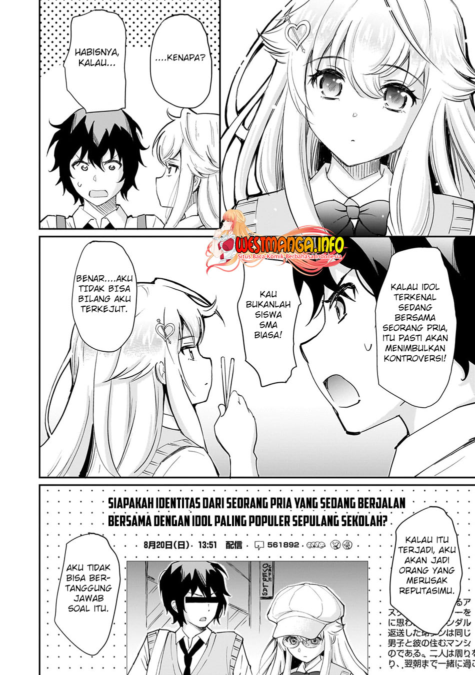 Isshou Hatarakitakunai Ore ga Classmate no Daininki Idol ni Natsukaretara Chapter 2 - halaman 24