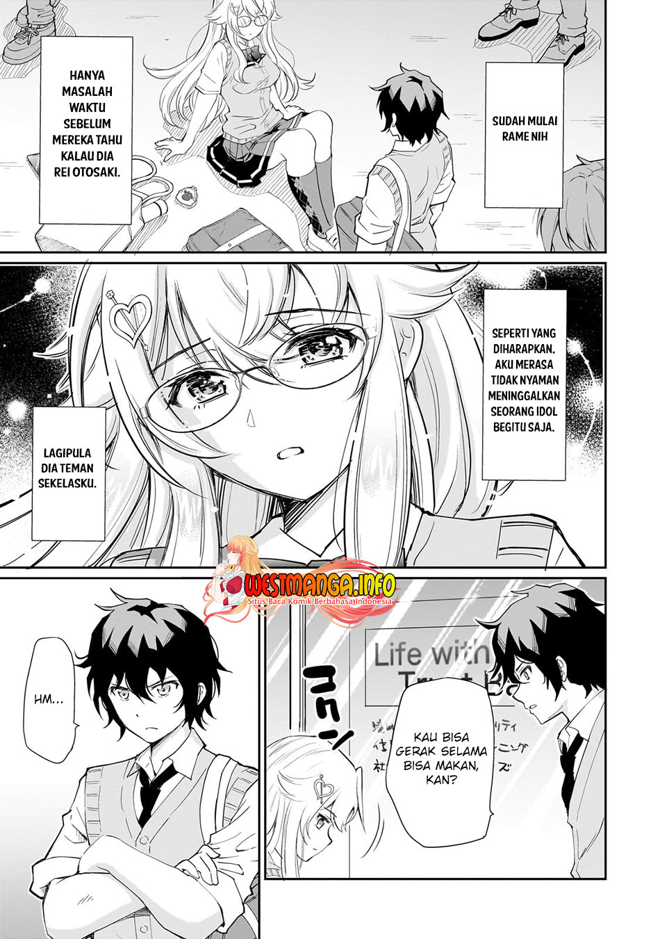 Isshou Hatarakitakunai Ore ga Classmate no Daininki Idol ni Natsukaretara Chapter 2 - halaman 5
