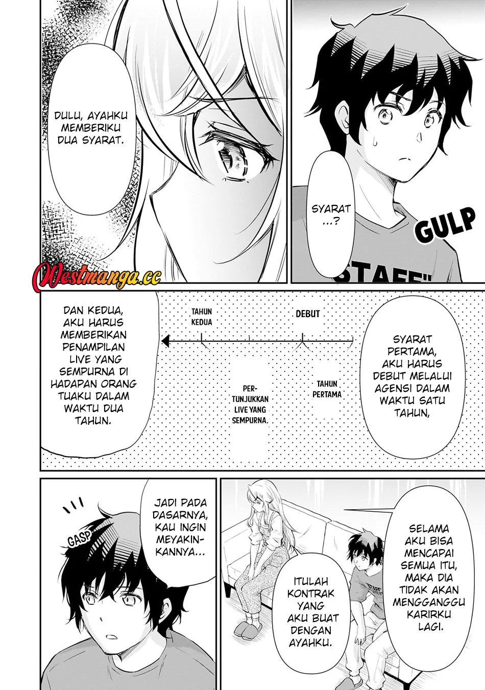 Isshou Hatarakitakunai Ore ga Classmate no Daininki Idol ni Natsukaretara Chapter 23 - halaman 19