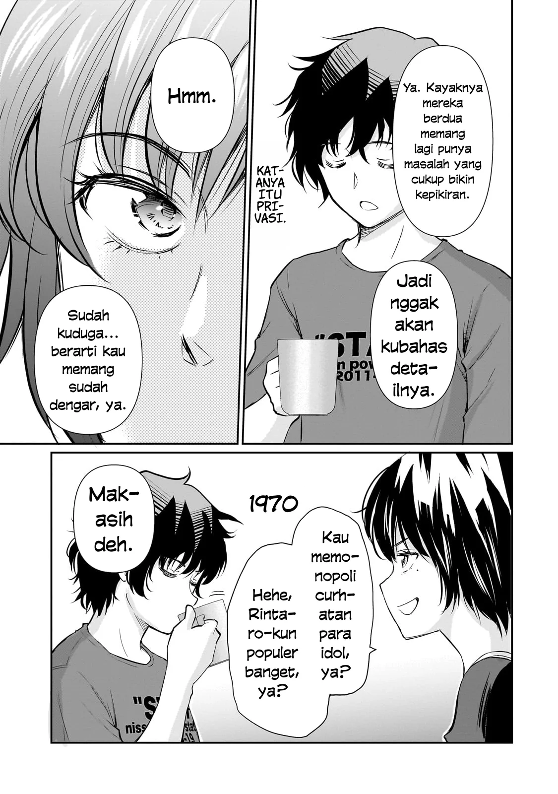 Isshou Hatarakitakunai Ore ga Classmate no Daininki Idol ni Natsukaretara Chapter 24 - halaman 10