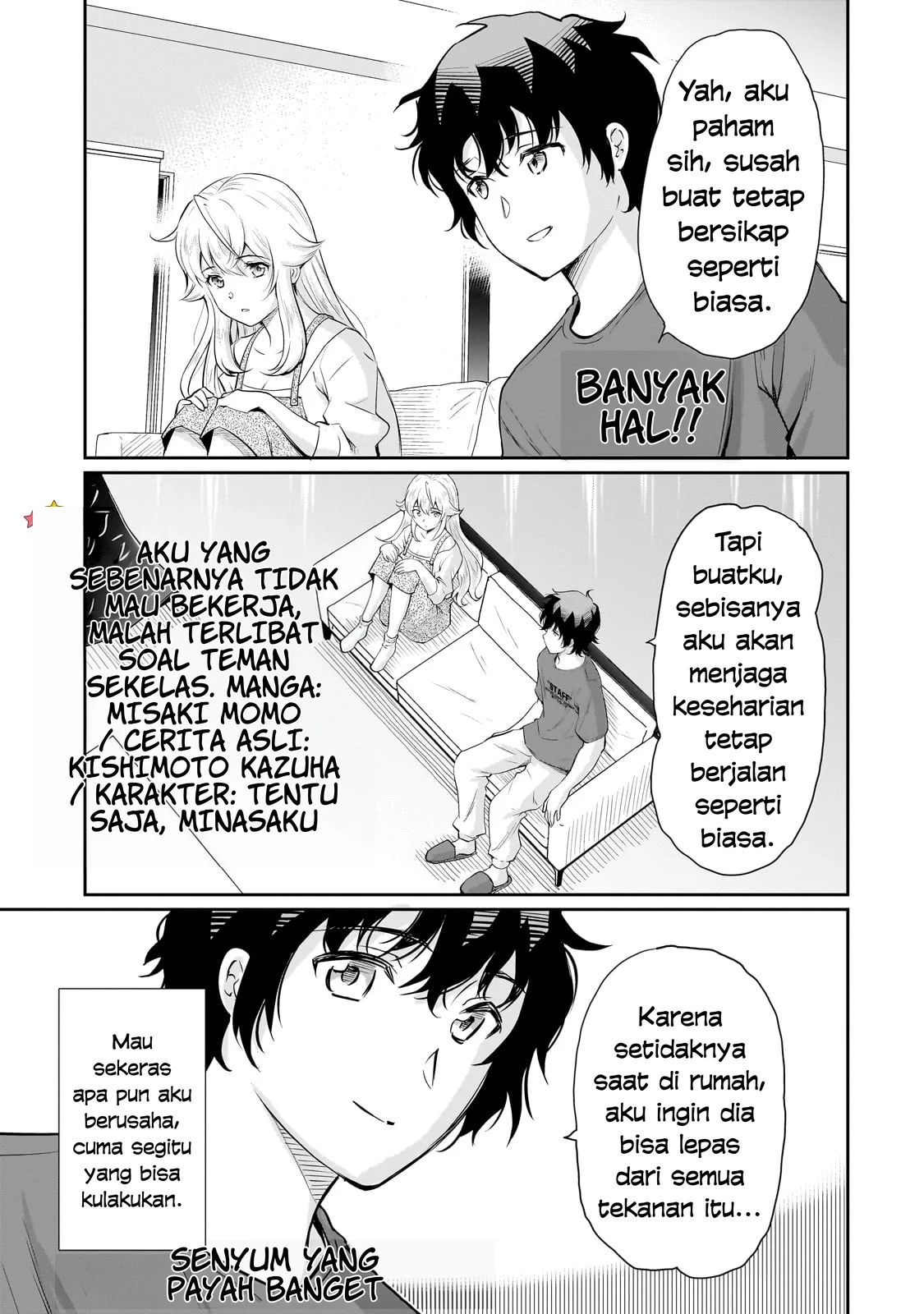 Isshou Hatarakitakunai Ore ga Classmate no Daininki Idol ni Natsukaretara Chapter 24 - halaman 2