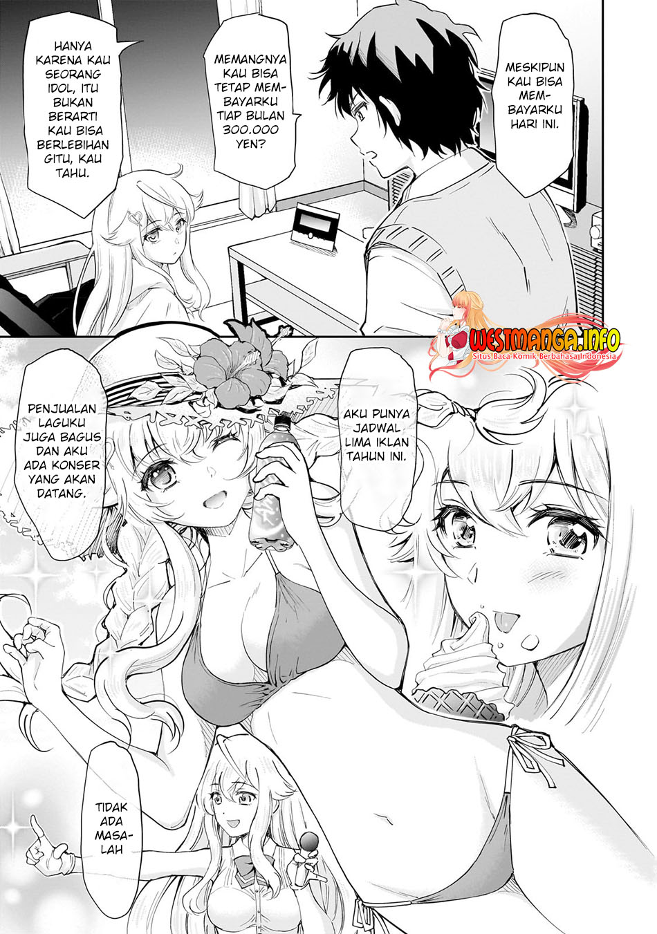 Isshou Hatarakitakunai Ore ga Classmate no Daininki Idol ni Natsukaretara Chapter 3 - halaman 21