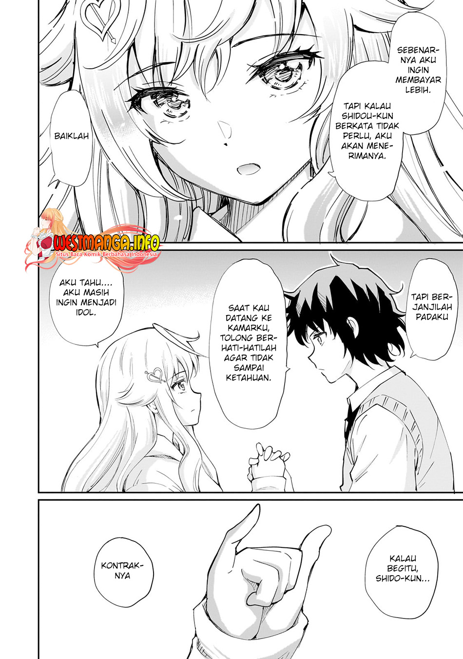 Isshou Hatarakitakunai Ore ga Classmate no Daininki Idol ni Natsukaretara Chapter 3 - halaman 24