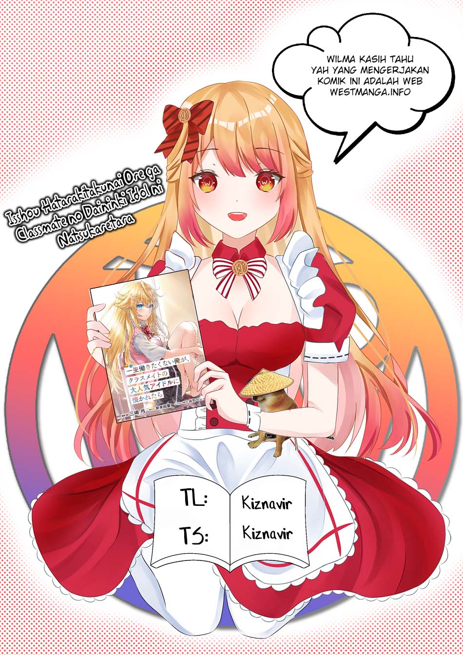 Isshou Hatarakitakunai Ore ga Classmate no Daininki Idol ni Natsukaretara Chapter 3 - halaman 3